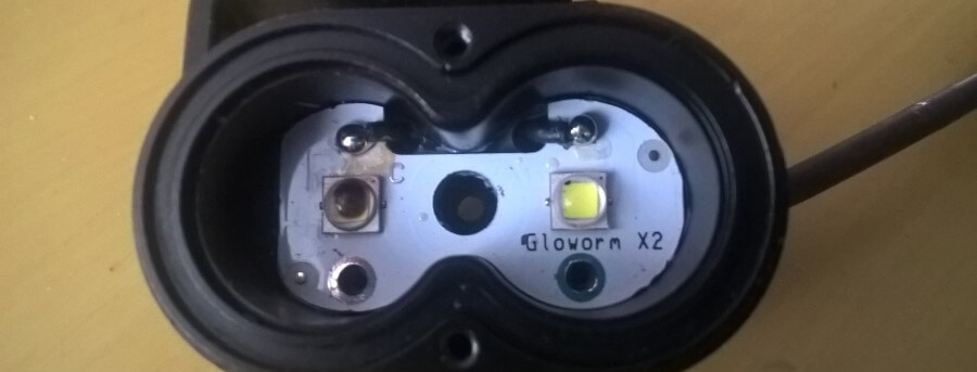 gloworm x2 lights with dead LED